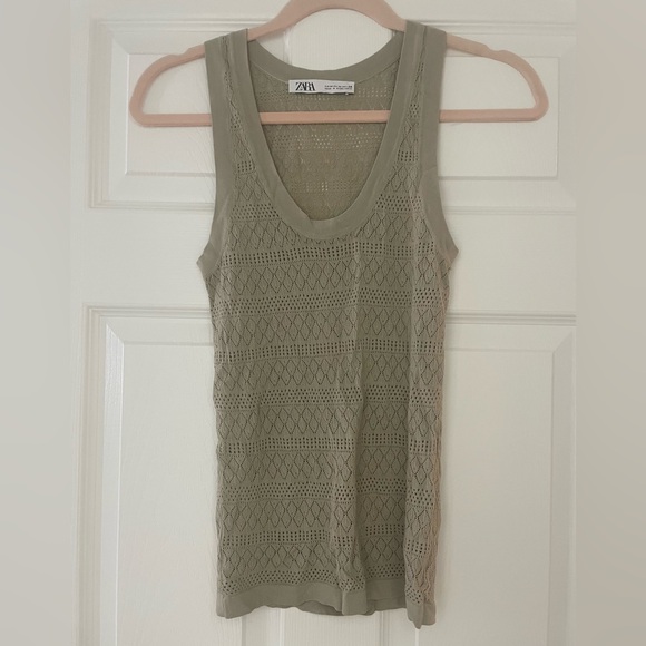 Zara Tops - Zara Patterned Tank Top